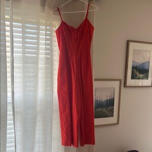 J. Crew Red Jumpsuit